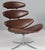 Metal Set of Lounge Chair and Ottoman by Poul M. Volther For Sale - Image 7 of 13