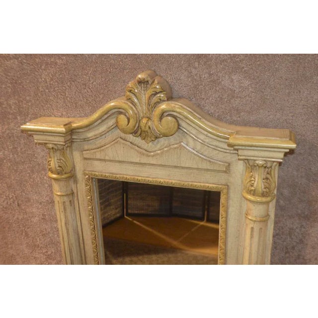 1980s Cellini Furniture Neo-Classic Style Italian Wall Mirror For Sale - Image 5 of 13