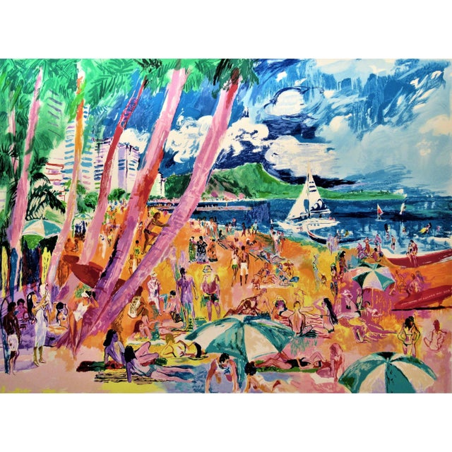 LeRoy Neiman, Diamond Head, Hawaii, 1988 For Sale - Image 10 of 10