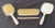 Mid 20th Century Silver Vaniety Set European Silver 835 With Crescent and Crown Hallmark, Brush, Mirror, Comb Cover, Clothes Brush - 4 Pieces. For Sale - Image 4 of 12