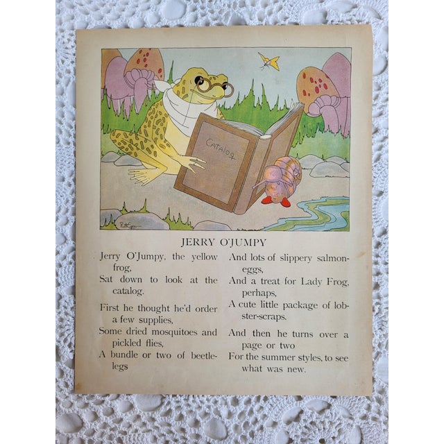 Illustration Early 1900s Book Illustration 'Polly's New Shoes' by Ruth Eger For Sale - Image 3 of 3
