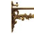 Vintage mid-century Italian brass shelf brackets in Neo-Baroque/Hollywood Regency style made by VCR Italy in the 1950s....