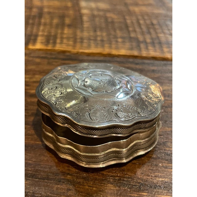 19th Century Mid 19th Century Dutch Sterling Silver Spice Box For Sale - Image 5 of 9