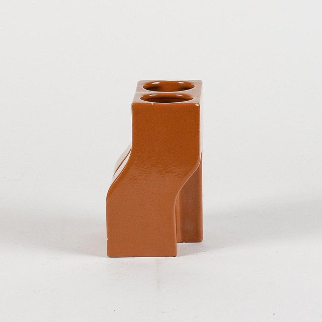 Mid-Century Modern Italian Ceramic Vase by Il Picchio For Sale - Image 3 of 11