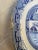 Antique Blue and White Platter For Sale - Image 4 of 5