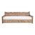 108” Long Grand Moroccan Mousharabi Teak Daybed For Sale