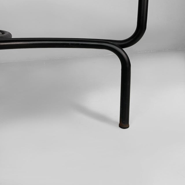 Italian Modern Black Locus Solus Dining Table attributed to Gae Aulenti for Poltronova, 1960 For Sale - Image 16 of 18