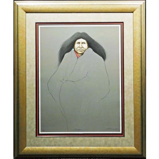 Frank Howell "Magpie" Lithograph Custom Framed Hand Signed For Sale