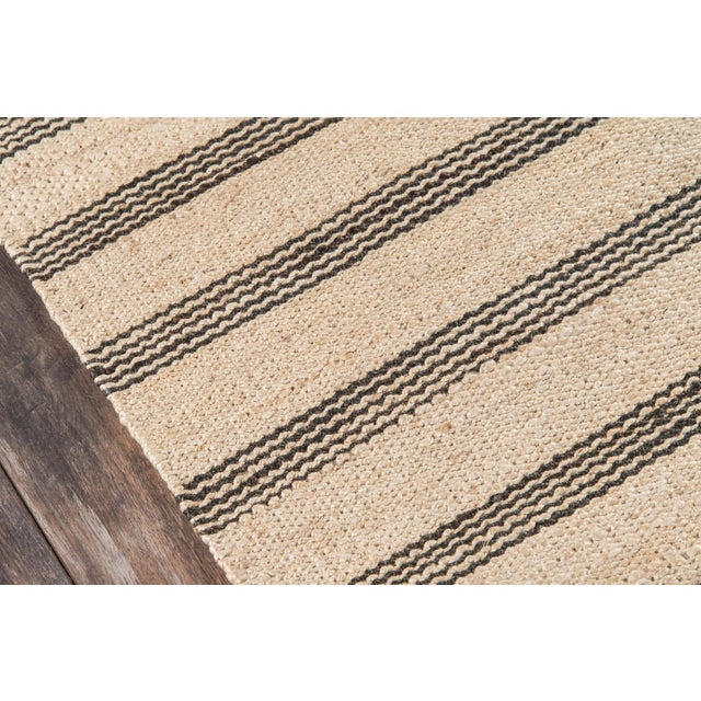 Contemporary Novogratz Montauk Charcoal Hand Woven 2'3" X 10' Runner For Sale - Image 3 of 7