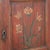 Wood Original Hand Painted Swedish Pine Two Door Cupboard Cabinet Dated 1771 For Sale - Image 7 of 13