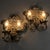 Cartaglorie Wall Lamps in Wood and Silver Foil, Early 1900s, Set of 2 For Sale - Image 4 of 12