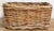 Sturdy chunky rattan rectangular 19" W basket with hand hold cut outs to each end. Vintage in great condition.