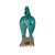 Chinese Large Vintage Turquoise Ceramic Terracotta Asian Horse Sculpture For Sale - Image 3 of 11