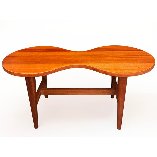 Mid-Century Modern Biomorphic Coffee Table in Teak Wood, 1960 For Sale - Image 11 of 13