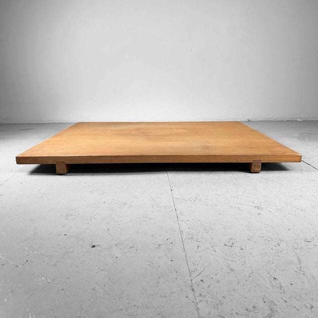 Large Japanese Low Cutting Board Table, 1990s For Sale - Image 14 of 14