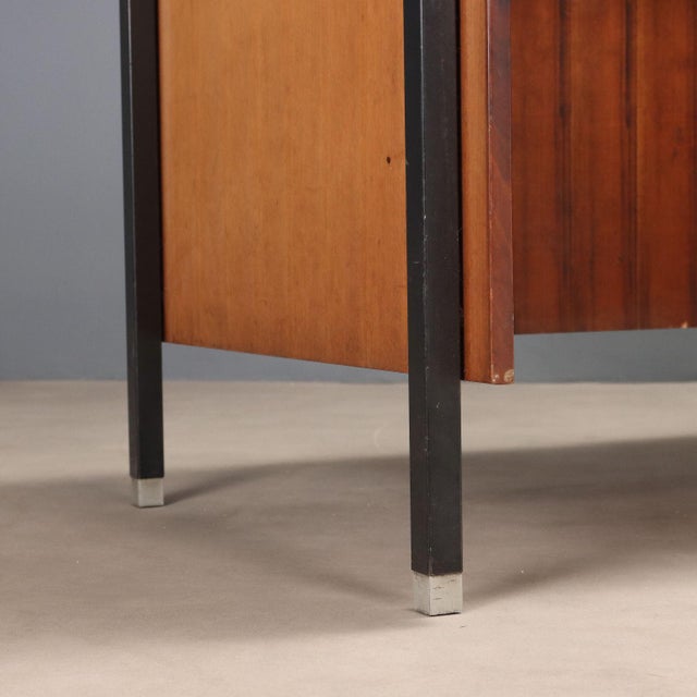 Brown Mid-Century Mahohgany Desk, 1960s For Sale - Image 8 of 12