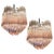 Murano Glass Chandeliers, 1990s, Set of 2 For Sale