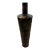 Modern Medium Bronze Finished Ripple Vase For Sale