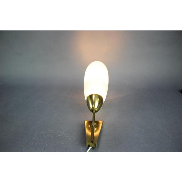 Goldenrod Mid-Century Modern Wall Light by Kamenický Šenov, Czechoslovakia, 1960s For Sale - Image 8 of 11