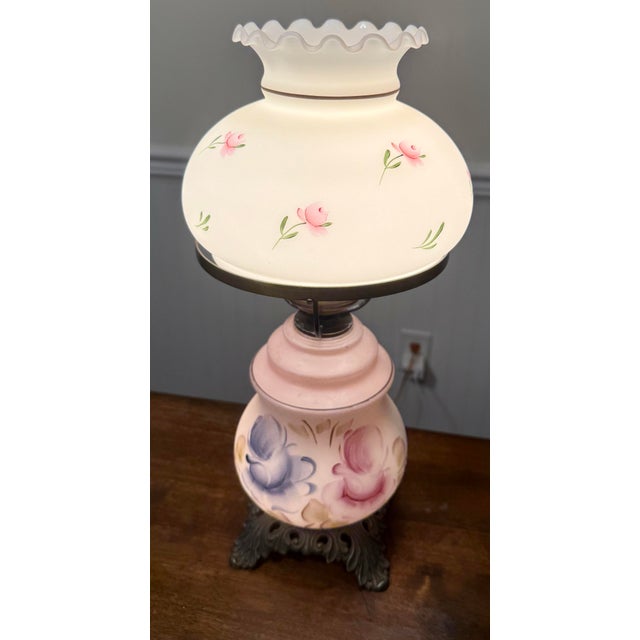 Mid 20th Century Electric Hurricane Lamp For Sale - Image 9 of 12
