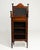 Wood 19th Century France Edwardian Brown Wood Display Cabinet For Sale - Image 7 of 11