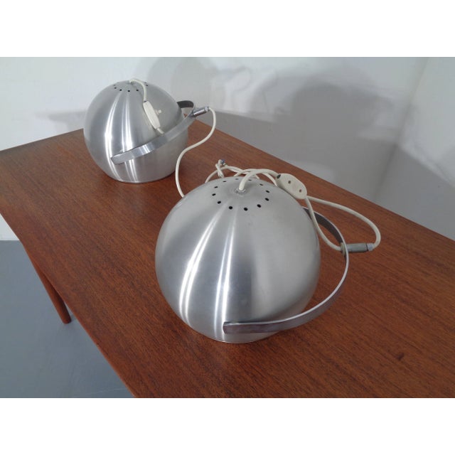 1960s Adjustable Space Age Ceiling Lamps, 1960s, Set of 2 For Sale - Image 5 of 18