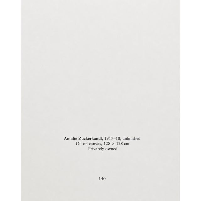 Beige Gustav Klimt “Amalie Zuckerkandl” Framed Vintage Bookplate, 1995 For Sale - Image 8 of 8