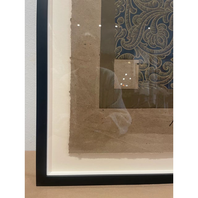 Antique French Wall Covering Strike-Off For Sale - Image 4 of 12