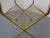 French Brass & Glass Cart with Magazine Rack, 1960s For Sale - Image 12 of 16