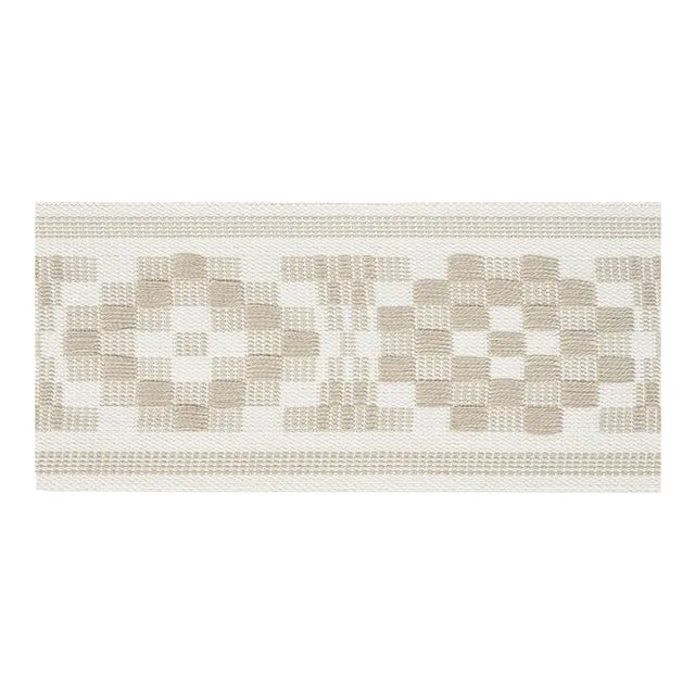 Schumacher Maidstone Tape in Linen For Sale