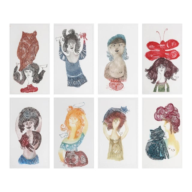 Eight Gallant Ladies Portfolio, Judith Bledsoe For Sale