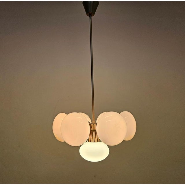 Mid-Century Space Age Chrome Sputnik Pendant, 1970s For Sale - Image 11 of 14