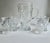 American Vintage Pilgrim Glass "Adams" Clear Set of 8 Pedestal Glasses + Pitcher For Sale - Image 3 of 18