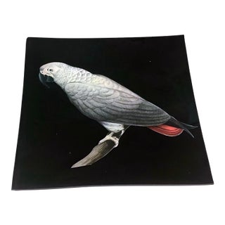 Mid-Century Italian Artisanal Decoupage Decorative Plate For Sale