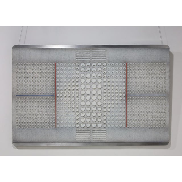 Abstract Large Abstract Acrylic Painting by Listed Artist Paul Maxwell For Sale - Image 3 of 9