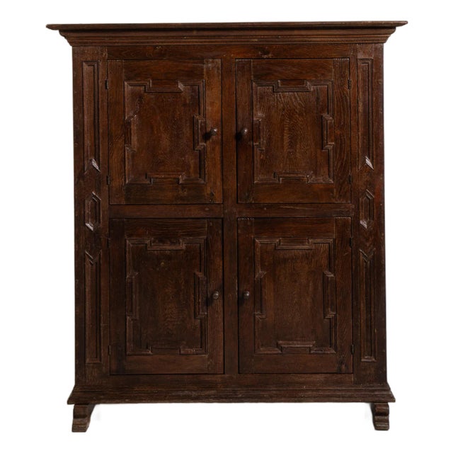 Early 19th Century Neo-Baroque Cabinet in Original Patina For Sale