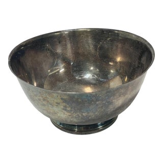 Mid 20th Century Oneida Silverplate Paul Revere Bowl For Sale