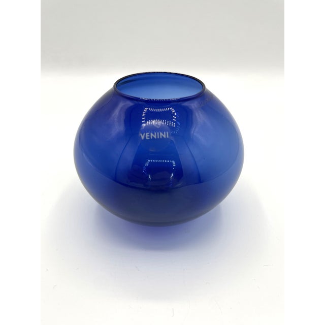 2000 - 2009 Blue Vase from Venini, 2009 For Sale - Image 5 of 5