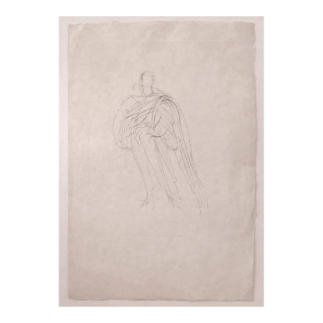 Ilse Voigt - Figure - Etching and Drypoint On Paper - Mid-20th-Century For Sale