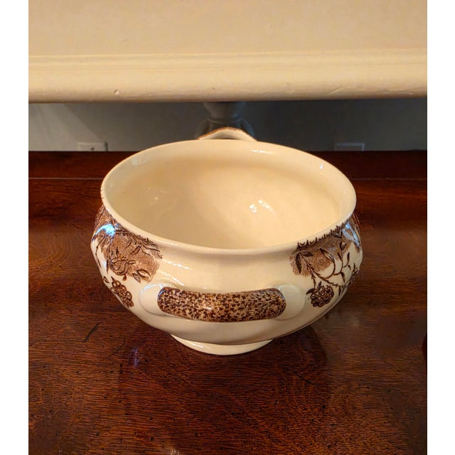 Vintage Johnson Brothers His Majesty Sugar Bowl and Lid England 2-Pieces For Sale In Los Angeles - Image 6 of 11