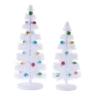 Mini Ornament Christmas Tree (Set of 2) For Sale