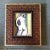 Contemporary Original Stewart Ross Modernist Abstract Female Nude Small Painting Ornate Frame For Sale - Image 4 of 4