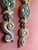 18th Century Antique Italian Polychrome Painted Handcarved Pilaster Friezes, Set of 2 For Sale - Image 9 of 18