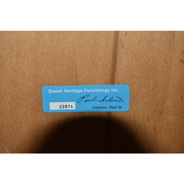 Mid 20th Century Heritage Heirloom Demi Lune Hall Table Console Table Sunburst Satinwood Inlay For Sale - Image 10 of 10