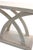 Console Table With Elegant Crossing Leg Pattern For Sale - Image 6 of 10