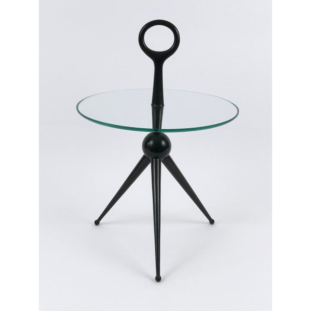 Mid-Century Modern Tripod Side Table by Cesare Lacca, Italy, 1950s For Sale - Image 9 of 18