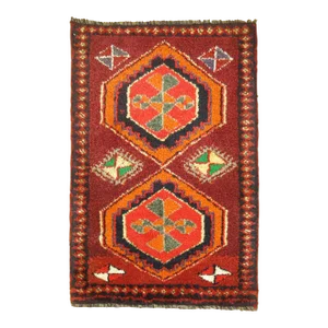 Mini Turkish Anatolian Rug, 1'10'' X 2'8''