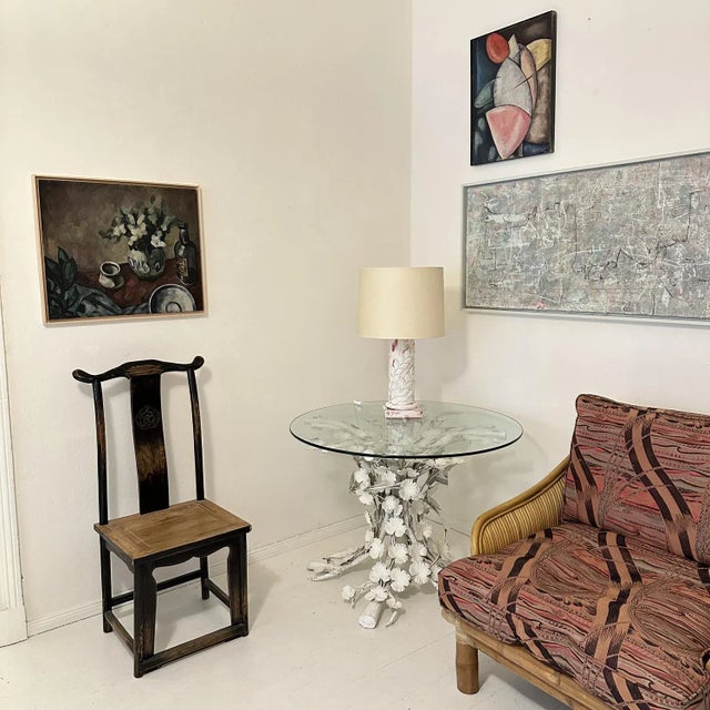 Beige Pavel Roucka, Still Life, 1986, Oil on Canvas For Sale - Image 8 of 10