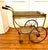 Metal Swedish Art Deco Style Brass Bar Cart attributed to Josef Frank, 1950s For Sale - Image 7 of 10