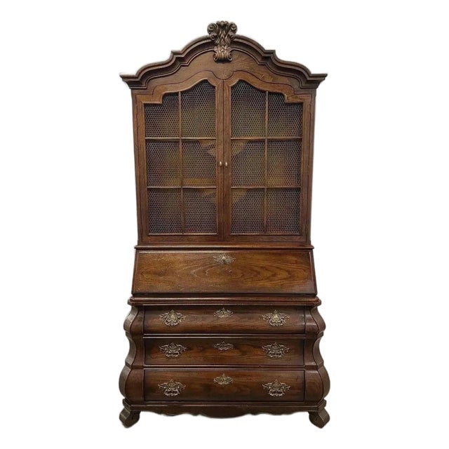 Henredon Four Centuries French Country Style Secretary Desk by Henredon For Sale